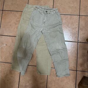 Zara boys Corduroy and carpenter pants